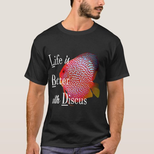 Diskusfisch T-Shirt (Vorderseite)