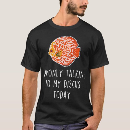 Diskusfische reden mit T-Shirt (Vorderseite)