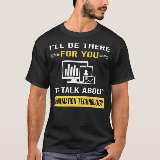Diskussion über Informationstechnologie T-Shirt (Vorderseite)