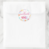 Diskussionsschwerpunkt 1. Geburtstag Runder Aufkleber (Tasche)