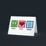 Diskussionsteam für die Liebe des Friedens Feiertagskarte<br><div class="desc">Ein cooles Debattierteam Weihnachtsgeschenk für alle Ihre Reden- und Diskussionsfreunde. Friedensdebatte für Menschen,  die ihre Zeit damit verbringen,  politische Themen und aktuelle Ereignisse zu diskutieren.</div>