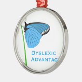 Dislektischer Vorteil Silbernes Ornament (Links)
