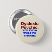 Dislektisches psychisches button (Vorne & Hinten)