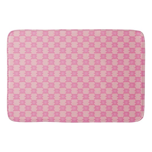 Dismal Pink Bath Mat Southwestern Western Boho Badematte (Vorderseite)