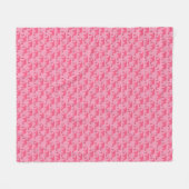 Dismal Pink Fleece Blanket Cows Western Ranch (Vorderseite (Horizontal))