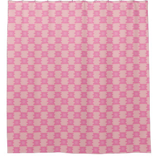 Dismal Pink Shower Curtain Southwestern Western Duschvorhang