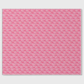 Dismal Pink Wrapping Paper Cows Western Ranch Geschenkpapier (Flach)