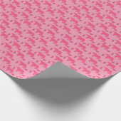 Dismal Pink Wrapping Paper Cows Western Ranch Geschenkpapier (Ecke)