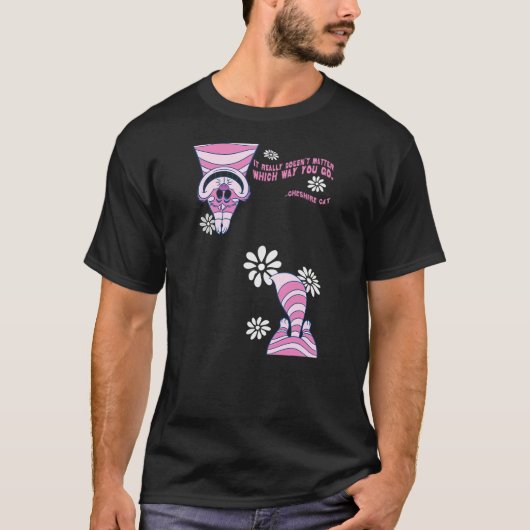 Disney Alice In Wonderland Cheshire Cat Doesn't Ma T-Shirt (Vorderseite)