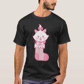 Disney Aristocats Marie Christmas Simple Stocking T-Shirt (Vorderseite)