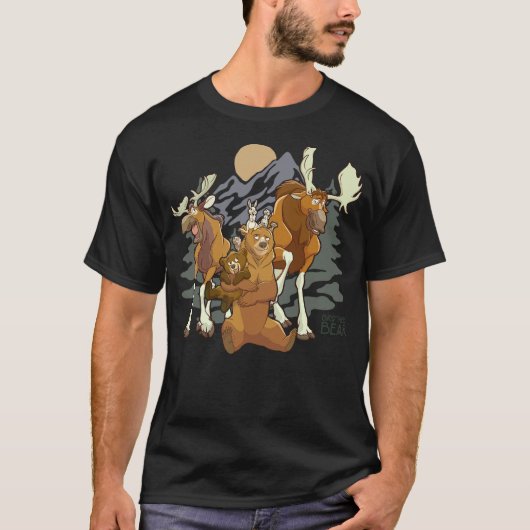 Disney Brother Bear Moose & Bear Midnight Mountain T-Shirt (Vorderseite)