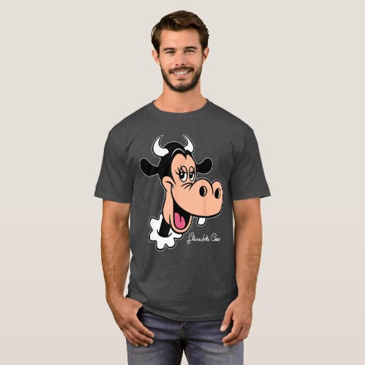 Disney Clarabelle Cow Big Face Retro Character Tri T-Shirt (Vorne ganz)