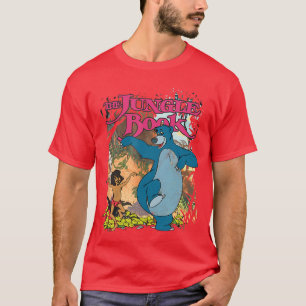 Disney Das Dschungelbuch Mowgli Baloo Tanzende Fre T-Shirt