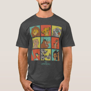 Disney Der König der Löwen Charaktere 90er Grid T-Shirt