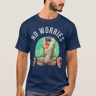 Disney Der König der Löwen Rafiki Keine Sorgen Vin T-Shirt