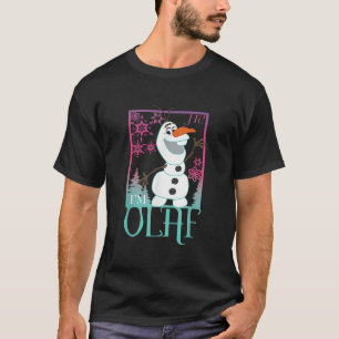 Disney Frozen Hi I m Olaf Eiswald Vintage Porträt T-Shirt