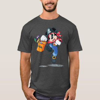 Disney Halloween Mickey Maus Piratenkostüm Streich T-Shirt