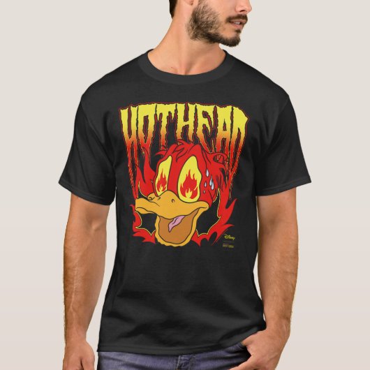 Disney Hot Ones Donald Duck Hothead Melting Face V T-Shirt (Vorderseite)