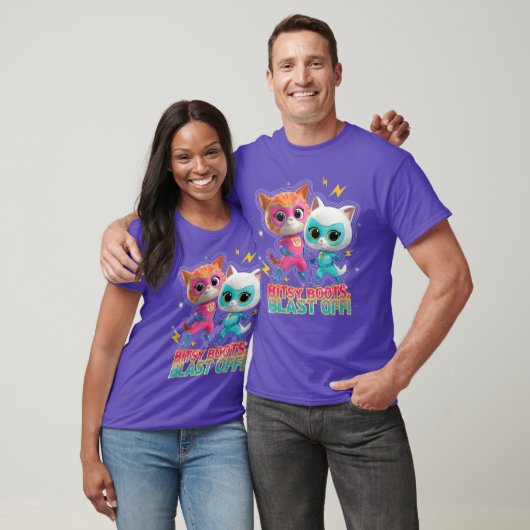 Disney Junior SuperKitties Ginny und Bitsy Boots B T-Shirt (Unisex)