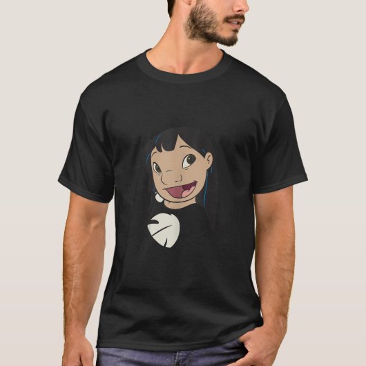 Disney Lilo Stitch Lilo Big Face Red Smile Tank To (Vorderseite)