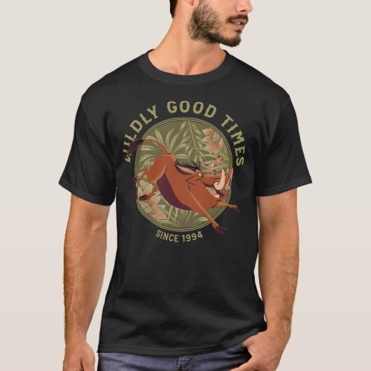 Disney Lion King Anniversary Timon Pumbaa Wildly G T-Shirt (Vorderseite)