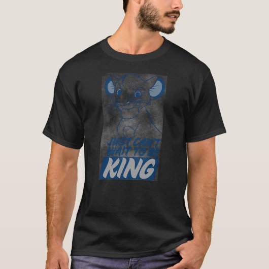 Disney Lion King Kid Simba Just Can't Wait To Be K T-Shirt (Vorderseite)