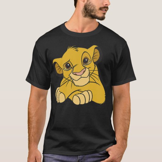 Disney Lion King Simba Casual Portrait T-Shirt (Vorderseite)