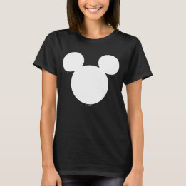 Disney-Logo | White Mickey Icon T-Shirt