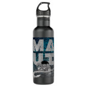 Disney Moana Maui Tattoo Style Letter Stack Portra Edelstahlflasche (Vorderseite)