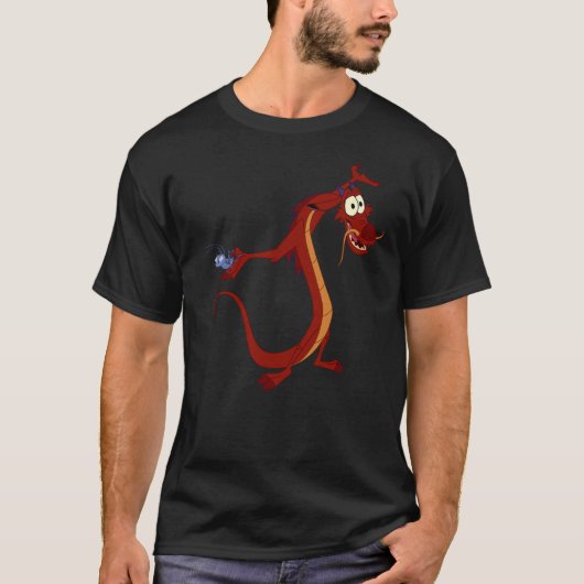 Disney Mulan Mushu Dragon And Cri-Kee Cricket T-Shirt (Vorderseite)