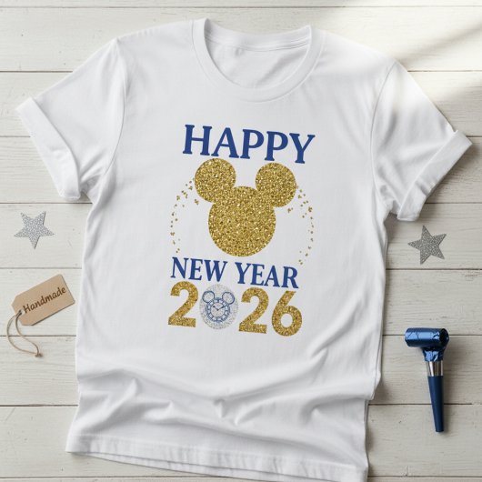 Disney New Year 2026 Family Matching Shirts