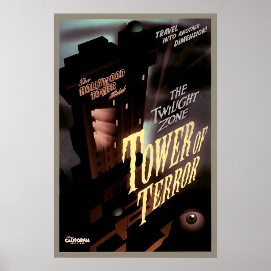 Disney Parks Twilight Zone Tower of Terror Poster (Vorne)
