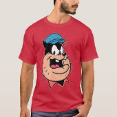 Disney Pete Big Face Retro Character Trip Matching T-Shirt (Vorderseite)