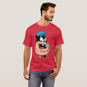 Disney Pete Big Face Retro Character Trip Matching T-Shirt (Vorne ganz)