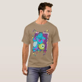 Disney Piar Monsters Inc Mike And Sully 90s Style T-Shirt (Vorne ganz)