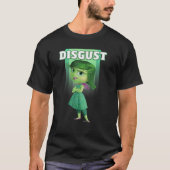 Disney Pixar Inside Out Ekel Green Retro Poster T-Shirt (Vorderseite)