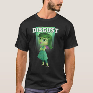 Disney Pixar Inside Out Ekel Green Retro Poster T-Shirt