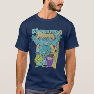 Disney Pixar Monsters Inc Mike Sully Boo Gruppenpo T-Shirt