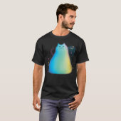Disney Pixar Soul Cat Portrait Music Notes T-Shirt (Vorne ganz)