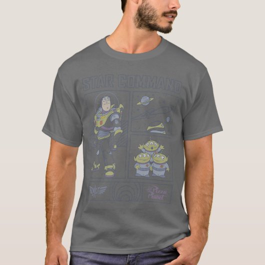 Disney Pixar Toy Story Buzz Lightyear Star Command T-Shirt (Vorderseite)