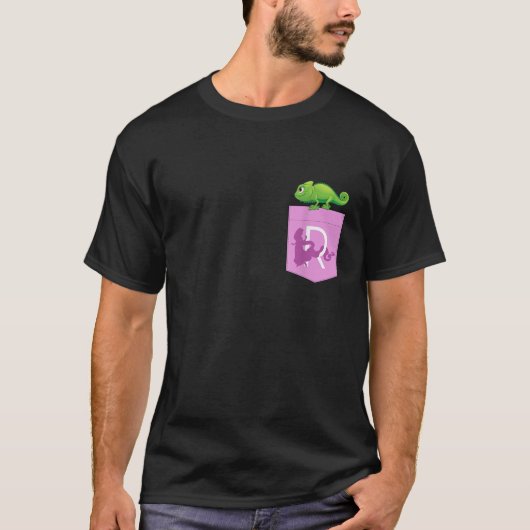 Disney Princess Rapunzel und Pascal T-Shirt (Vorderseite)