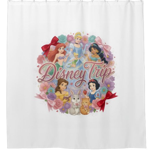 Disney Prinzessin DUSCHE VORHÄNGE (Vorderseite)