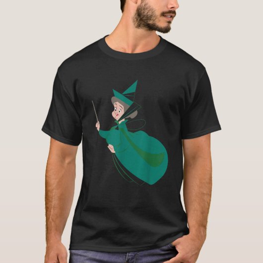Disney Sleeping Beauty Fauna Fairy Green T-Shirt (Vorderseite)