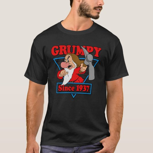 Disney Snow White Grumpy Since 1937 Triangle Swea T-Shirt (Vorderseite)