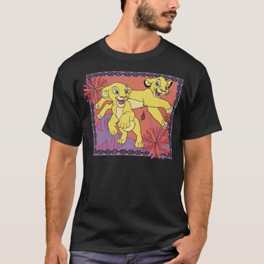 Disney The Lion King 30th Anniversary Simba & Nala T-Shirt (Vorderseite)