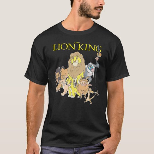 Disney The Lion King Main Characters Group Shot Ch T-Shirt (Vorderseite)