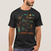 Disney The Lion King Rafiki Pride Lands Map T-Shirt (Vorderseite)