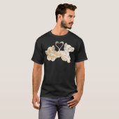 Disney The Lion King Simba and Nala Hearts Valenti T-Shirt (Vorne ganz)