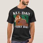 Disney The Lion King Timon & Pumbaa All Day Text P T-Shirt (Vorderseite)