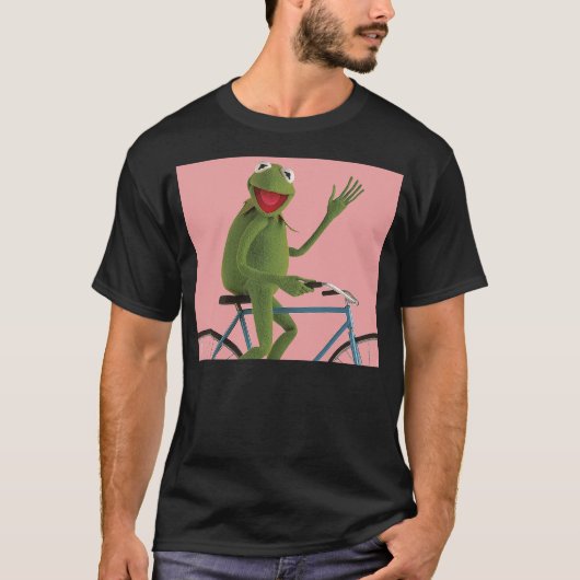 Disney The Muppets Kermit The Frog Bike Ride T-Shirt (Vorderseite)